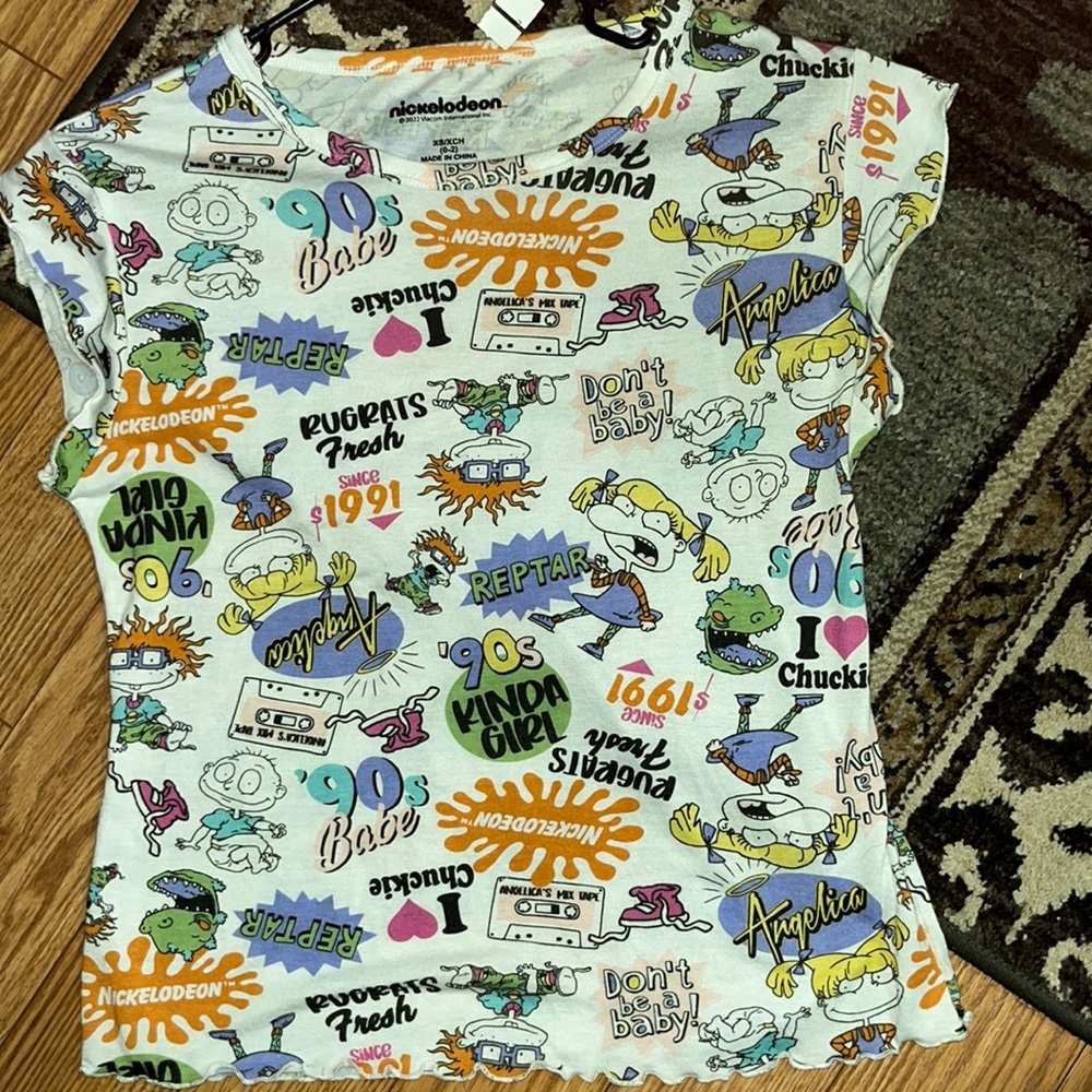 RUGRATS WOMENS TOP. Size XS. New w/tags!
